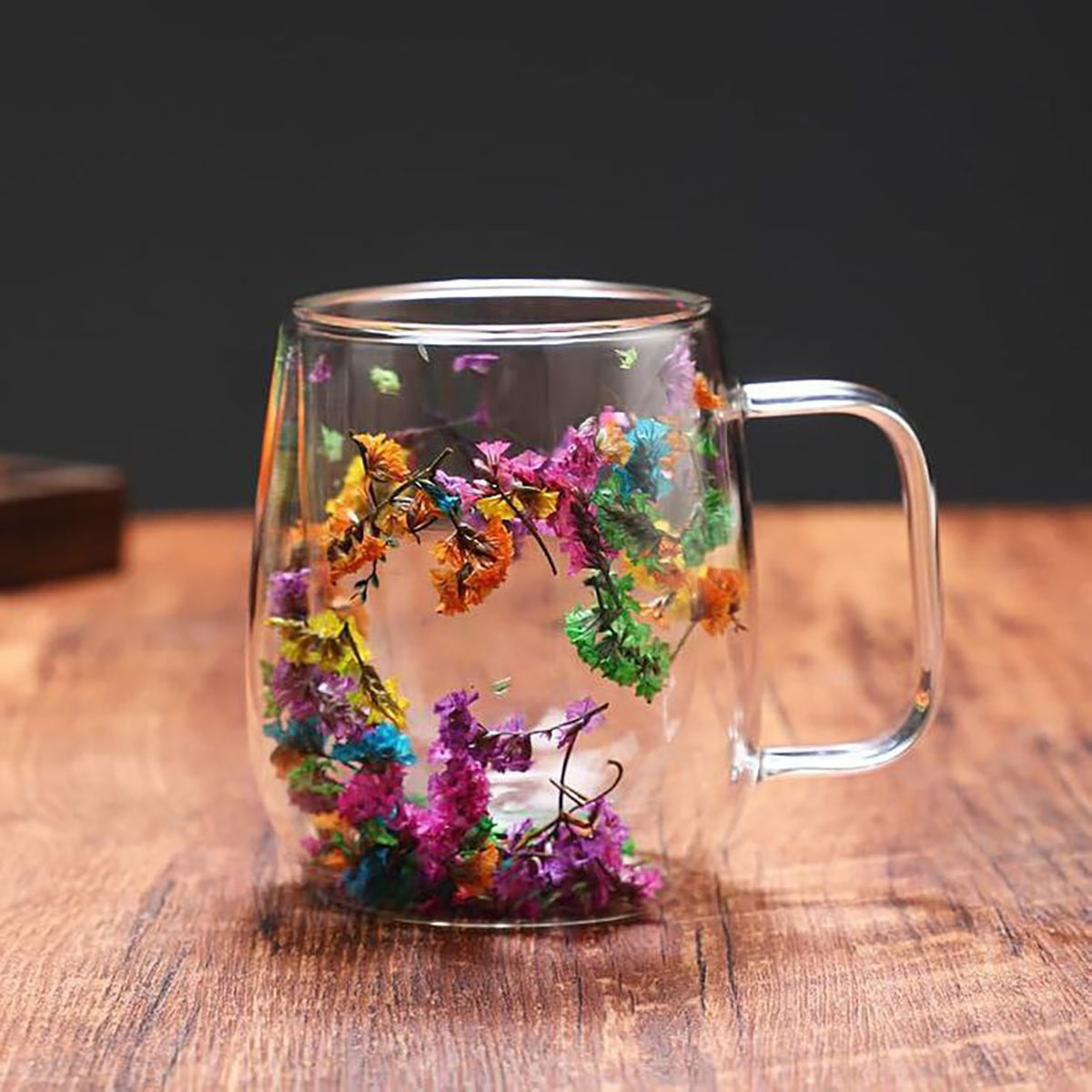 ماگ نی دار شیشه ای