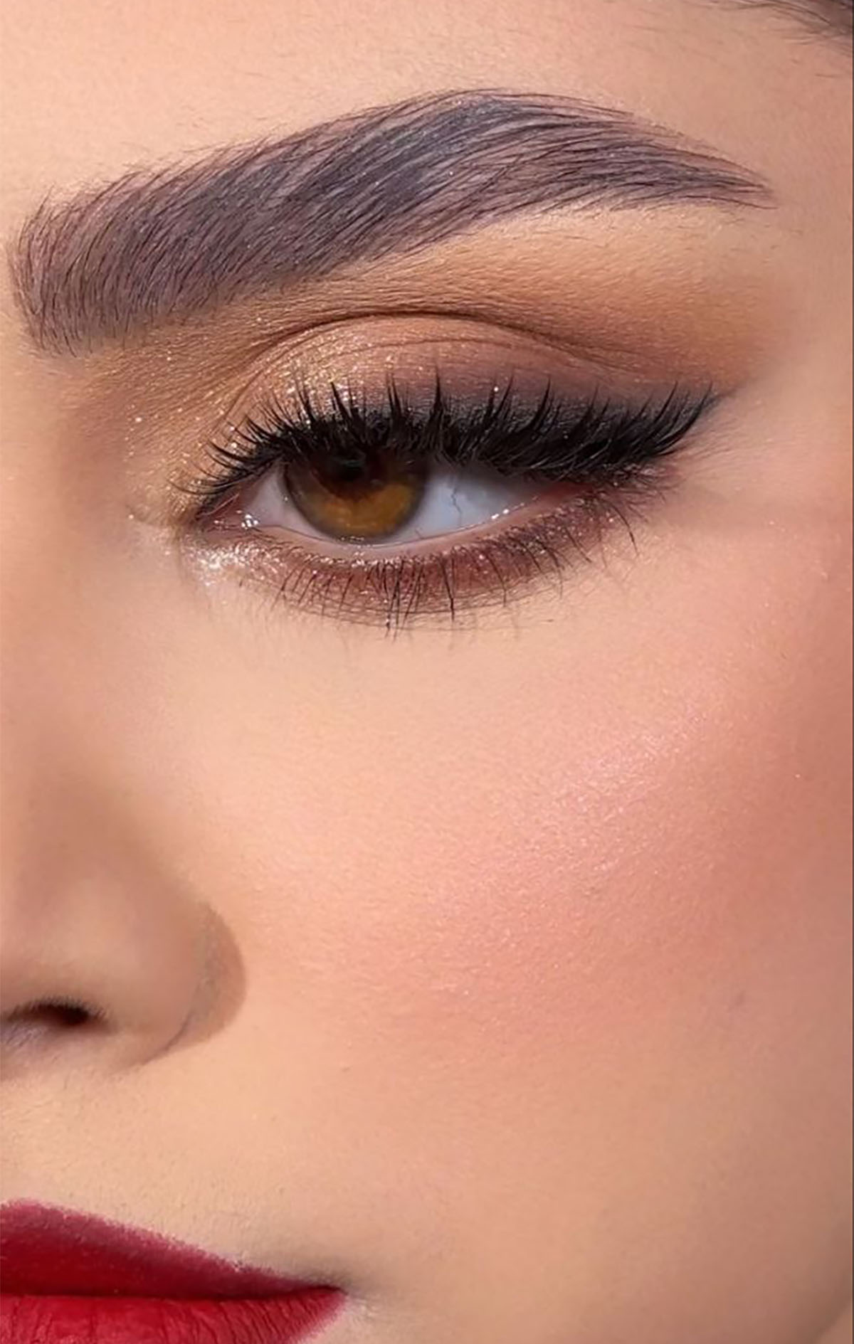 مدل سایه چشم ساده و شیک برای عروسی
