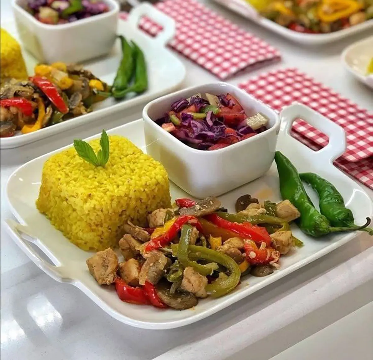 تزیین غذا برای مدرسه