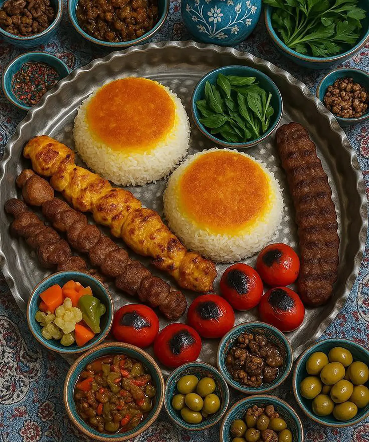 عکس تزیین غذا