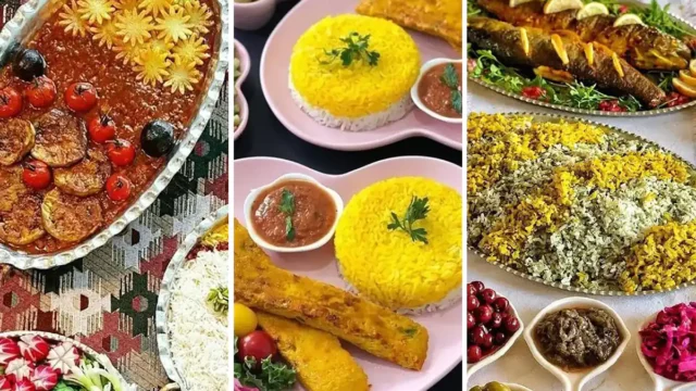 دیزاین غذای ایرانی | انواع تزیینات خاص غذا برای خانم های کدبانو