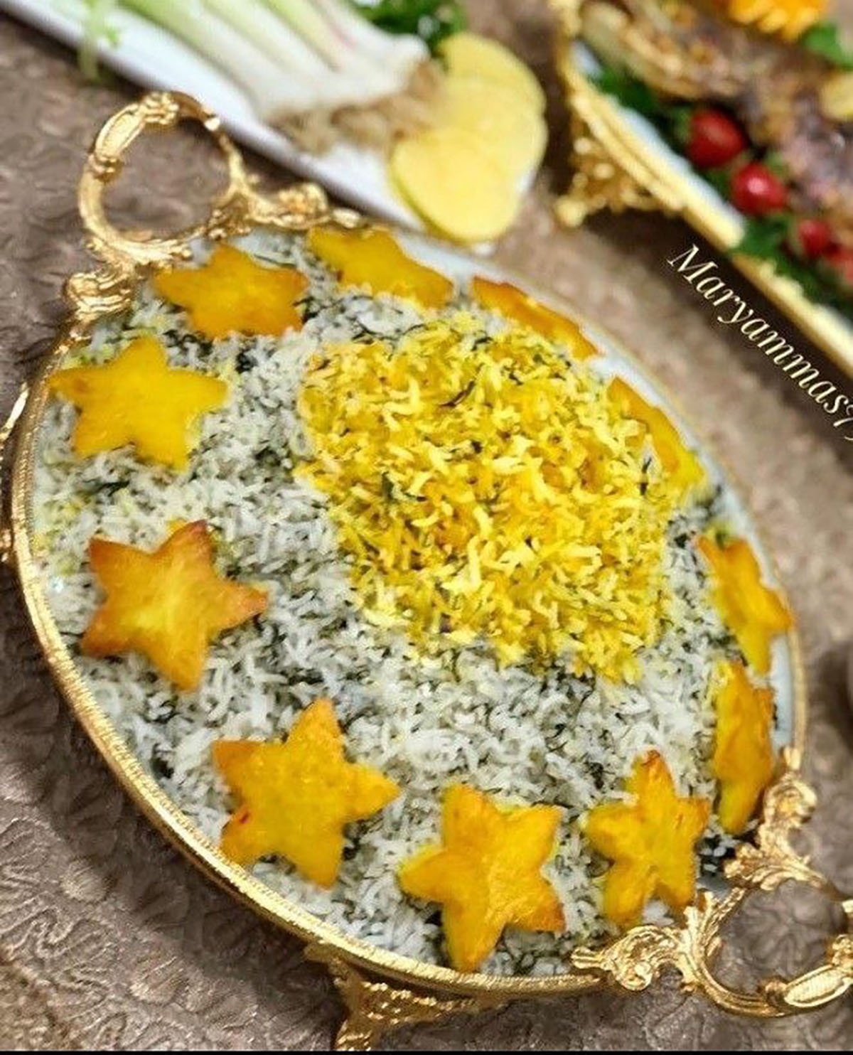 تزیین زرشک پلو مجلسی